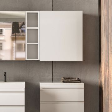 Dulap suspendat, Kolpasan, Naomi, 1 usa, 60 cm, alb