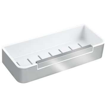 Etajera, Ferro, Emotion, cu racleta, alb - crom