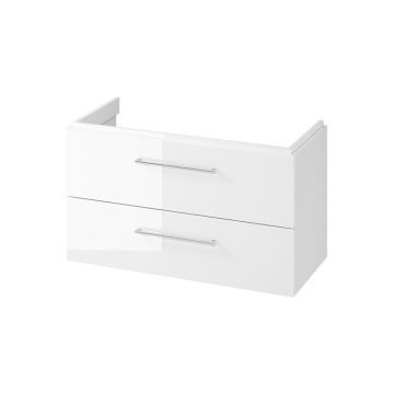 Mobilier suspendat, Cersanit, Larga, dreptunghiular, 100 cm, alb