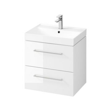 Mobilier suspendat, Cersanit, Larga, dreptunghiular, 60 cm, alb