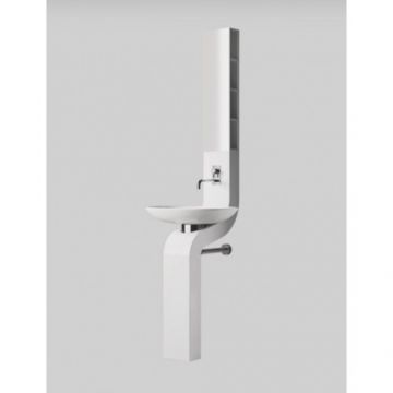 Set lavoar si coloana Artceram La Fontana - Dimensiune 197 cm