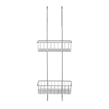 Etajera suspendabila pentru baie, Wenko, Aldo, 24.5 x 70 x 20 cm, inox