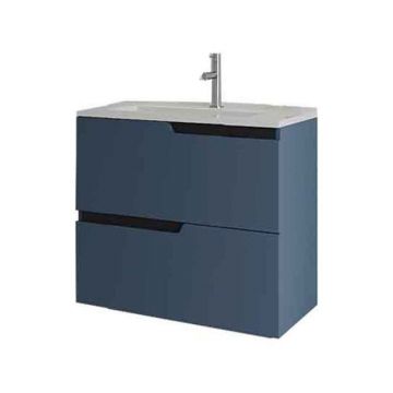 Mobilier pentru lavoar încastrat Fluminia, Bari, 60 cm, bleumarin