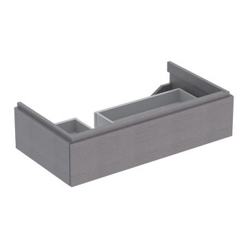 Mobilier suspendat, Geberit, Xeno2, pentru lavoar, cu sertar, gri scultura