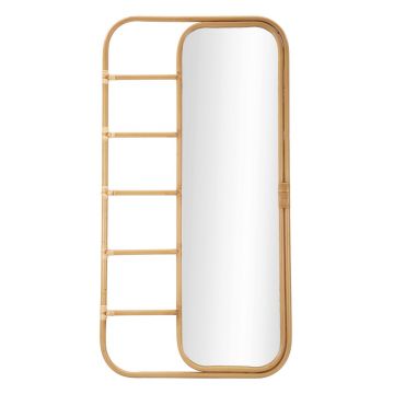 Oglinda de podea Panama, Mauro Ferretti, 77.5 x 151 cm, maro