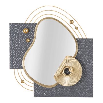 Oglinda decorativa Art, Mauro Ferretti, 80 x 72.4 cm, fier/MDF, multicolor