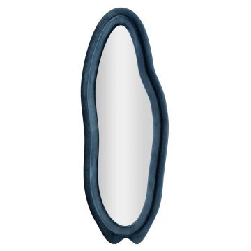 Oglinda decorativa Chanel, Mauro Ferretti, 40x160 cm, MDF/poliester, albastru