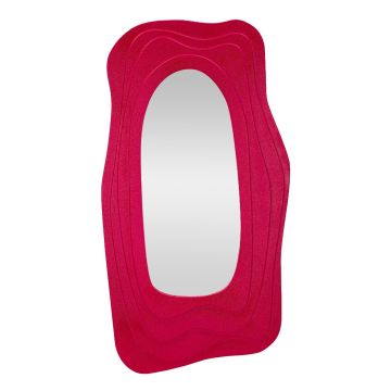 Oglinda decorativa Dafne, Mauro Ferretti, 90x165 cm, MDF/oglinda, fucsia