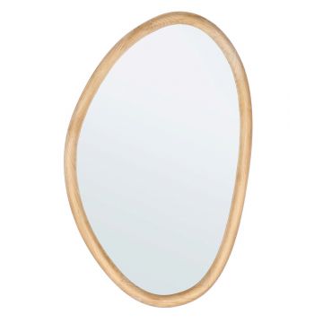 Oglinda decorativa Kennelly, Bizzotto, 50x2.5x80 cm, MDF/sticla, natural