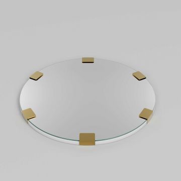 Oglinda decorativa, Neostill, Chakra Mirror, Carton presat, Auriu