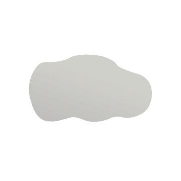 Oglinda decorativa, Siam, Baby, 40x72x2 cm, MDF , Negru