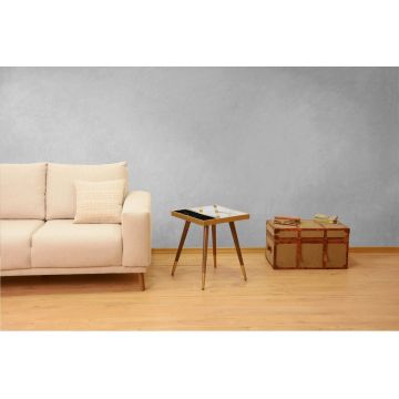 Oglinda decorativa, Siam, Ozze, 60x60x2 cm, MDF , Negru