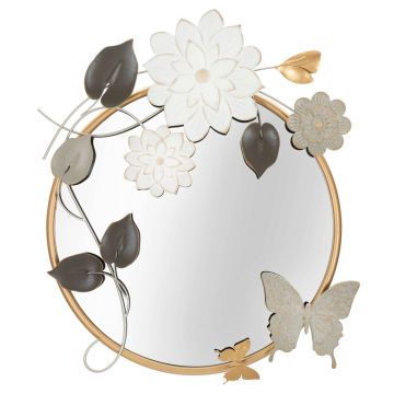 Oglinda decorativa Tonis, Mauro Ferretti, 74.9 x 66 cm, fier/MDF, multicolor