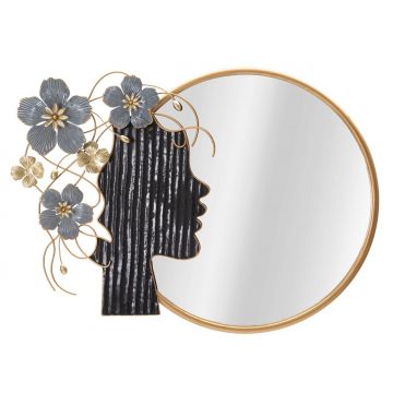 Oglinda decorativa Woman, Mauro Ferretti, 81.9 x 61 cm, fier/MDF, multicolor