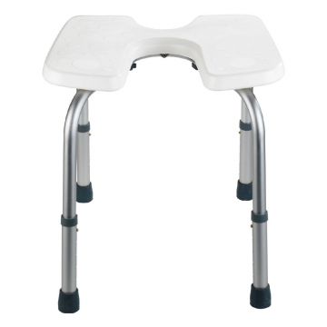 Scaun pentru duș Wenko Hygienic Stool White, 53 x 46 cm