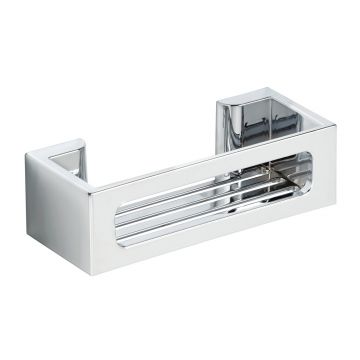 Suport accesorii, Wenko, Bralia Turbo-Loc, 30 x 8.5 x 12 cm, plastic, gri