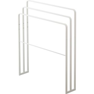 Suport de prosoape din metal Yamazaki Tower, alb