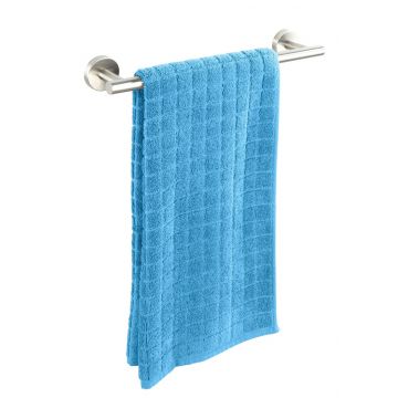 Suport pentru prosoape Bosio Matt, Wenko, 40x7x5.5 cm, inox, argintiu mat