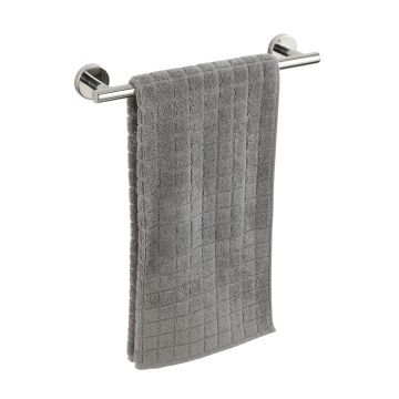 Suport pentru prosoape Bosio Shine, Wenko, 40x7x5.5 cm, inox, argintiu lucios
