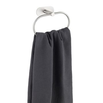 Suport pentru prosoape Orea, Wenko, 20.5x7.5x12.5 cm, inox, argintiu mat
