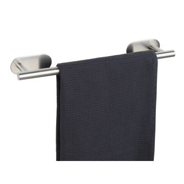 Suport pentru prosoape Orea, Wenko, 40x7x4.5 cm, inox, argintiu mat