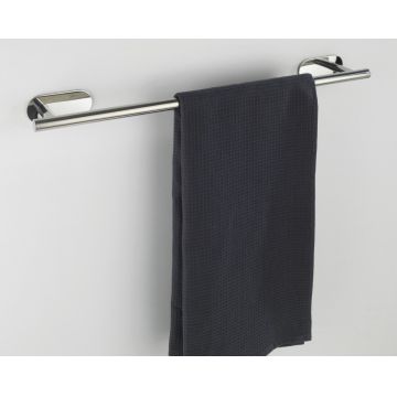 Suport pentru prosoape Orea, Wenko, 60x7x4.5 cm, inox, argintiu lucios
