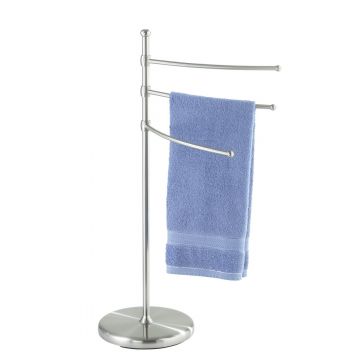 Suport pentru prosoape, Wenko, Adiamo, 28.5 x 90 x 53 cm, inox