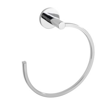 Suport prosoape de baie, Wenko, UV-Loc, Isera, 19 x 21 x 7 cm, metal, gri