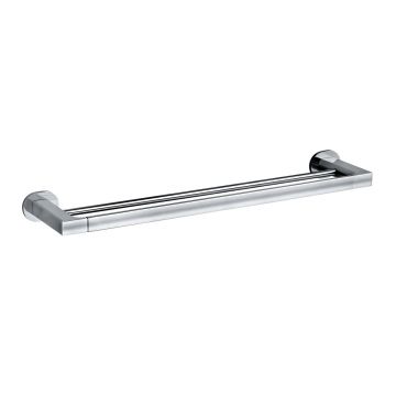 Suport prosoape de baie, Wenko, UV-Loc, Maribor, 63 x 5 x 14 cm, metal, gri