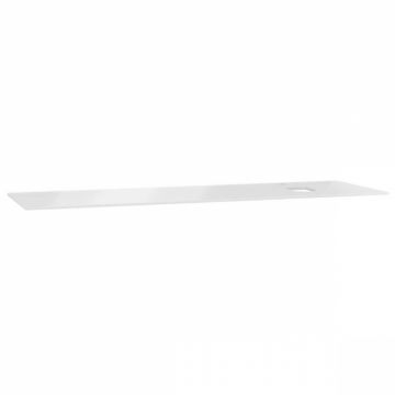 glass counter, cu orificiu robinet, cu dreapta syphon hole, 150cm, alb   65748