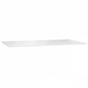 glass counter, fara hole, 90cm, alb   65760