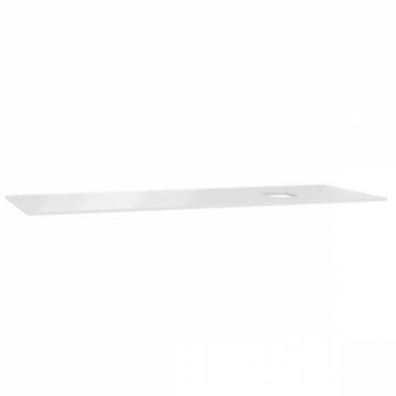 glass counter, fara orificiu robinet, cu dreapta syphon hole 120 cm, alb   65728