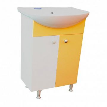 Masca chiuveta / lavoar baie Selena  55 cm  alb-cream