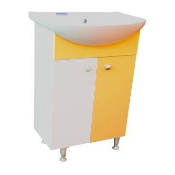 Masca chiuveta / lavoar baie Selena  70 cm  alb-cream