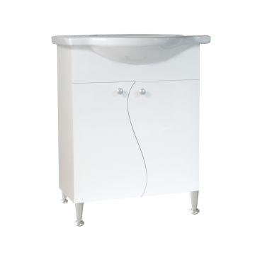 Masca chiuveta / lavoar baie Selena  din MDF  70 cm  alb