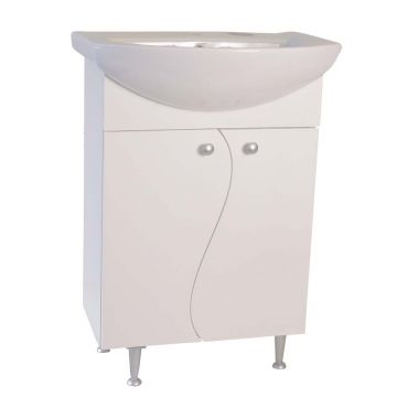 Mobilier baie Selena MDF 60 cm Alb