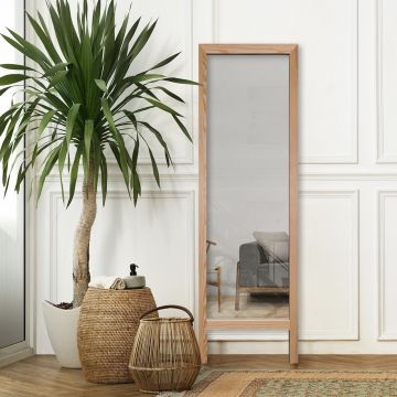 Oglinda Cheval, Leona, Cheval, 45x145 cm, Lemn, Natural