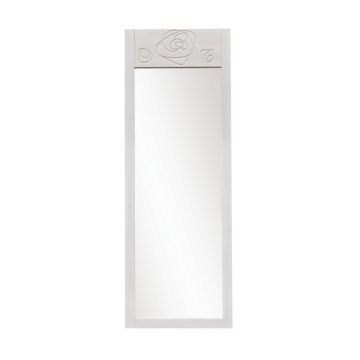 Oglinda Cheval, Neostill, Roses, 55x155x2 cm, Lemn, Alb