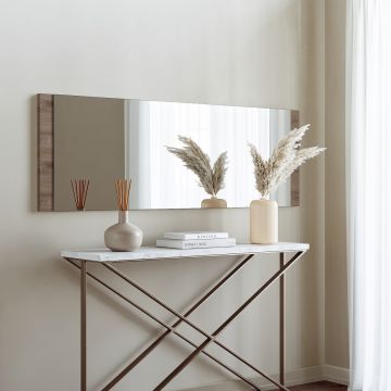 Oglinda decorativa, Neostill, Boy Aynası Dekoratif Basic Ceviz 40x120, 120x40x2 cm, MDF , Maro