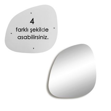 Oglinda decorativa, Neostill, Soho, 58x75 cm, PAL, Auriu