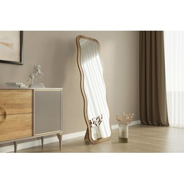 Oglinda decorativa, Siam, Aror, 50x160x2 cm, MDF , Maro