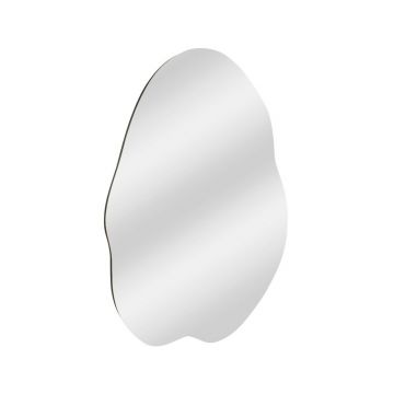 Oglinda decorativa, Siam, Ohho, 60x85x2 cm, MDF , Negru