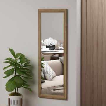Oglinda decorativa, Siam, Sonny, 40x105x2 cm, MDF , Natural