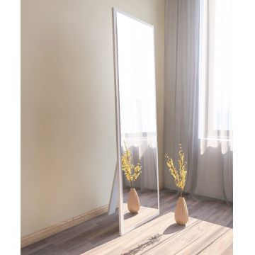 Oglinda decorativa, Siam, Tessa, 50x160x2 cm, MDF , Alb
