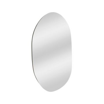 Oglinda decorativa, Siam, Vanomi, 52x89x2 cm, MDF , Negru