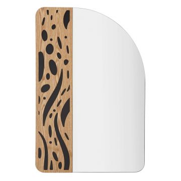 Oglinda decorativa Terry, Mauro Ferretti, 60x90 cm, MDF/sticla, multicolor