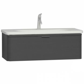 Unitate de baza lavoar baie 100cm, cu 1 drawer, anthracite inalt gloss   56140