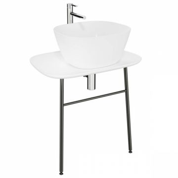 Unitate de baza lavoar baie, 70cm, suspendat, low, alb mat   62561