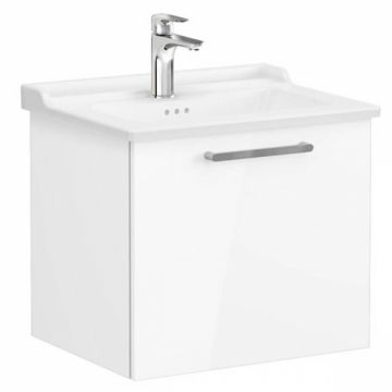 Unitate de baza lavoar baie, cu un sertar 60cm inalt gloss alb, cu classical lavoar   chiuveta baie   68210