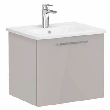 Unitate de baza lavoar baie, cu un sertar 60cm inalt gloss sahara beige, cu rounded lavoar   chiuveta baie   66417